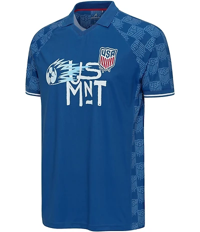 Antigua USA World Cup 2026 Golden Short Sleeve Polo Shirt