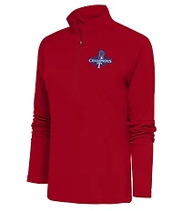 Antigua Women's MLB Texas Rangers 2023 World Series Tribute Half-Zip Pullover