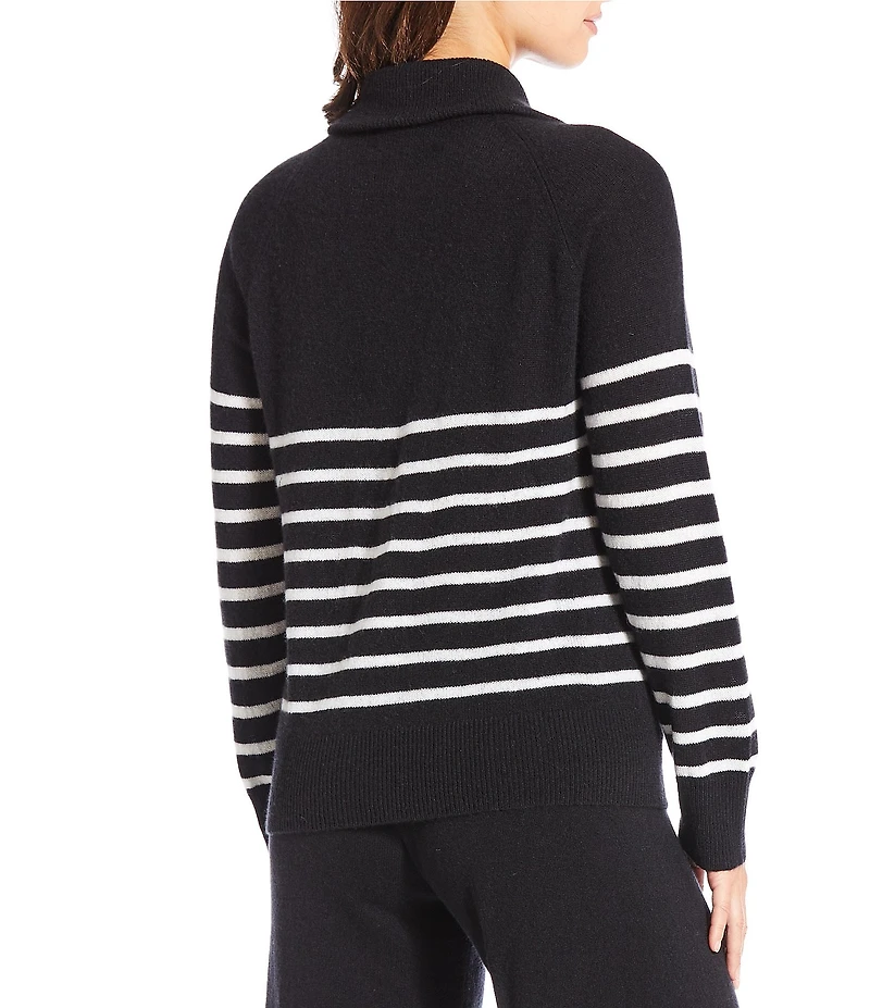 Antonio Melani Abby Quarter Zip Long Sleeve Cashmere Sweater