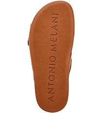 Antonio Melani Abilene Raffia Buckled Flat Sandals