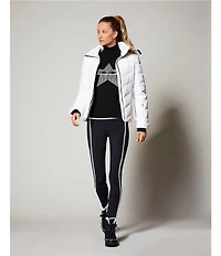 Antonio Melani Active Action High Waisted Contrast Trim 28-Inch Coordinating Leggings