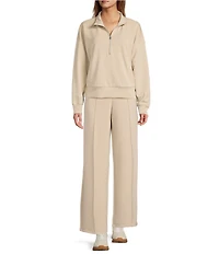 Antonio Melani Active Coordinating Drawstring Wide Leg Sweatpants