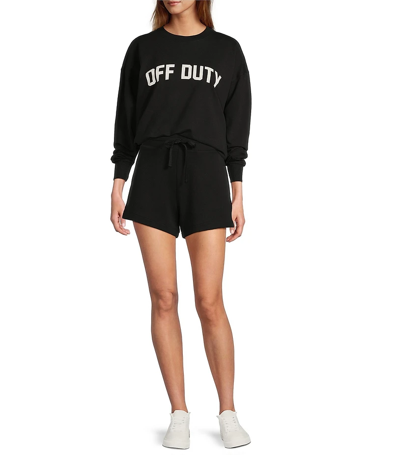 Antonio Melani Active Drawstring Sweat Shorts
