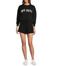 Antonio Melani Active Drawstring Sweat Shorts