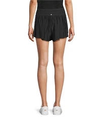 Antonio Melani Active Jersey Mid-Rise Flutter Shorts