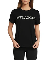 Antonio Melani Active Jet Lag Short Sleeve Relaxed Fit Top