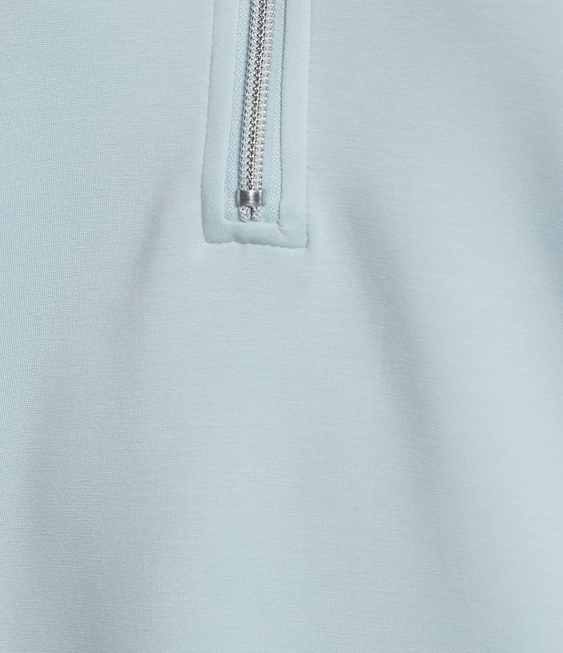 Antonio Melani Active Tencel Stand Collar Quarter Zip Long Sleeve Coordinating Sweatshirt