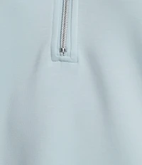 Antonio Melani Active Tencel Stand Collar Quarter Zip Long Sleeve Coordinating Sweatshirt