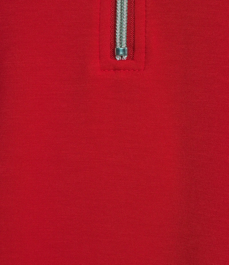 Antonio Melani Active Tencel Stand Collar Quarter Zip Long Sleeve Coordinating Sweatshirt