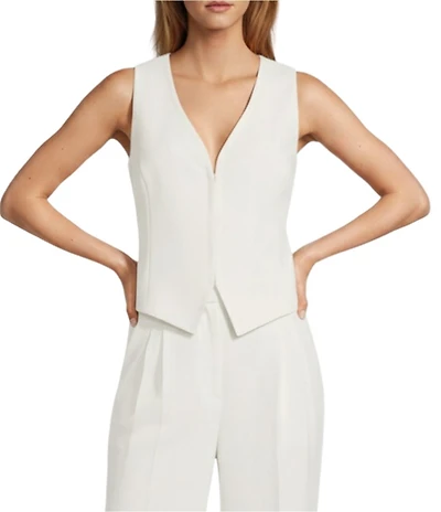 Antonio Melani Adrienne Sleeveless V-Neckline Hook Front Vest