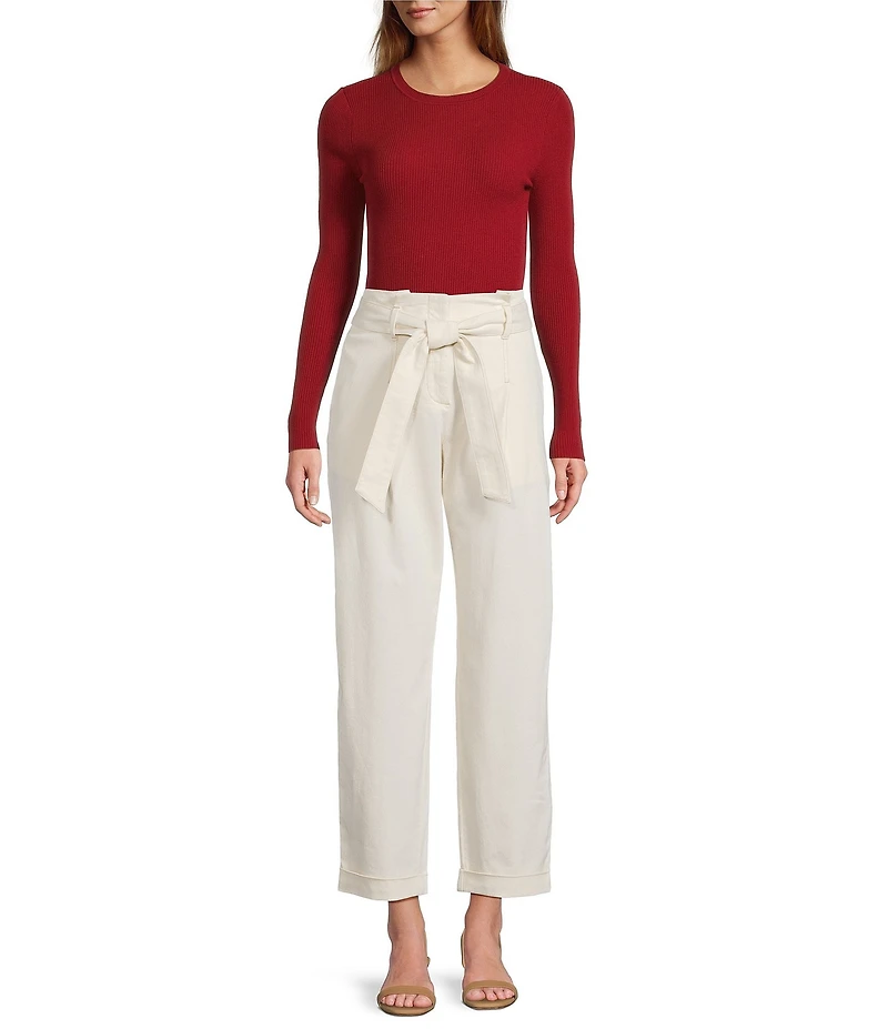 Antonio Melani Aislinn Crew Neckline Long Sleeve Knit Top