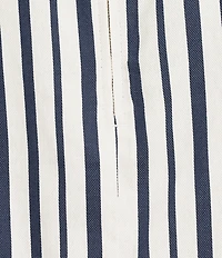 Antonio Melani Alena Stripe Denim Round Neck Sleeveless Coordinating Blouse