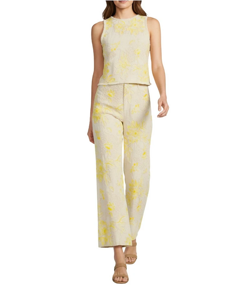 Antonio Melani Coordinating Alexa Floral Soutache Pants