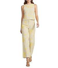 Antonio Melani Coordinating Alexa Floral Soutache Pants