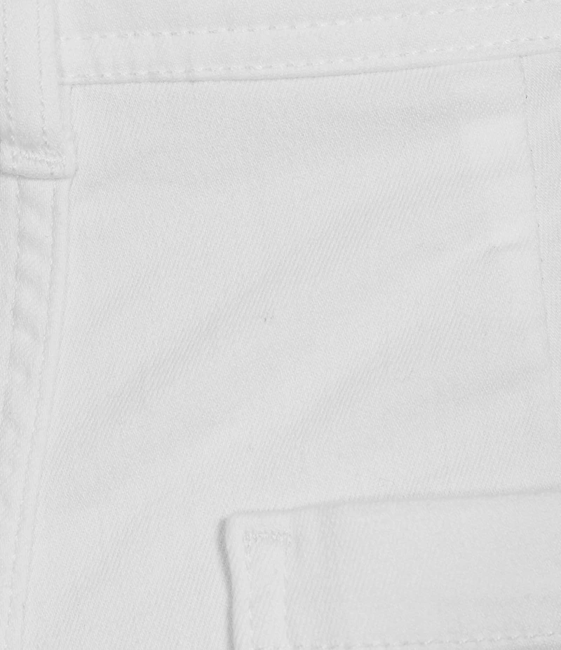 Antonio Melani Alexandra Twill High Rise Wide Leg Raw Hem Cropped Chino Pants