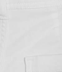 Antonio Melani Alexandra Twill High Rise Wide Leg Raw Hem Cropped Chino Pants
