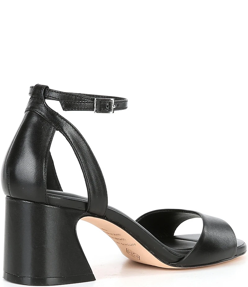Antonio Melani Alice Leather Block Heel Sandals