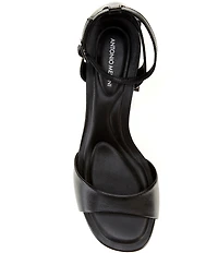 Antonio Melani Alice Leather Block Heel Sandals
