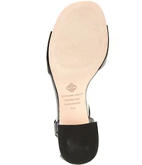 Antonio Melani Alice Leather Block Heel Sandals