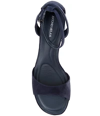 Antonio Melani Alice Suede Block Heel Sandals