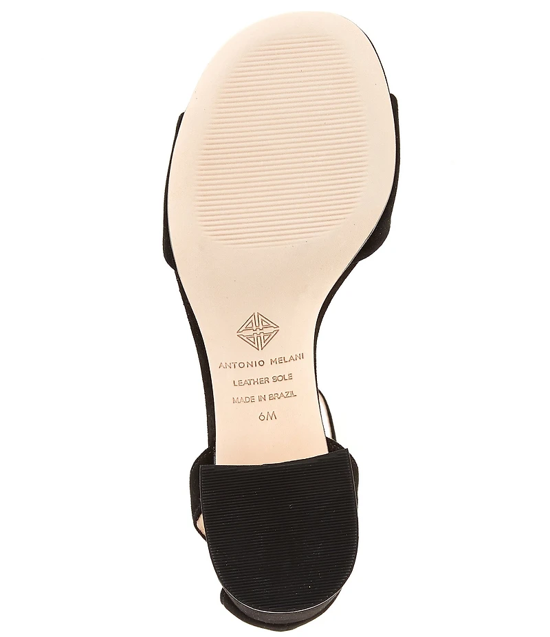 Antonio Melani Alice Suede Block Heel Sandals