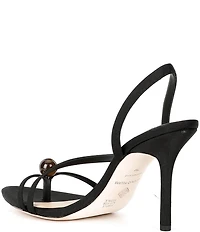 Antonio Melani Ames Grosgrain Ornamented Toe Thong Dress Sandals