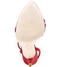 Antonio Melani Amestwo Satin Ornamented Toe Thong Dress Sandals