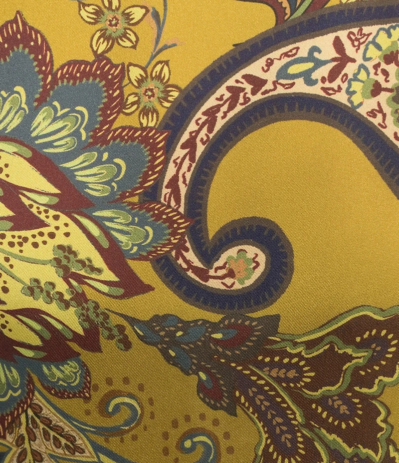 Antonio Melani Anna Printed Satin Twill Faux Wrap Skirt