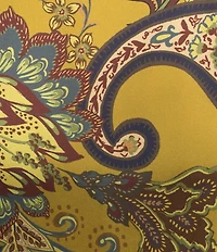 Antonio Melani Anna Printed Satin Twill Faux Wrap Skirt