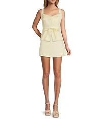 Antonio Melani Annika Lace Trim Button Front Vest