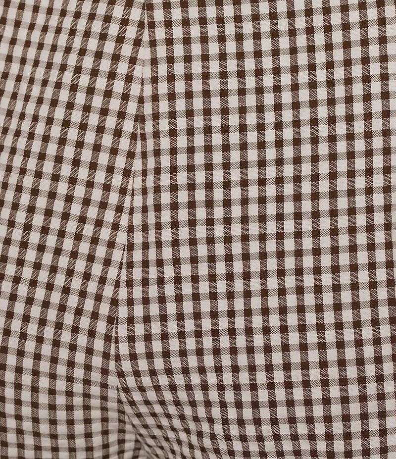 Antonio Melani Anniston Gingham Flat Front Coordinating Pants