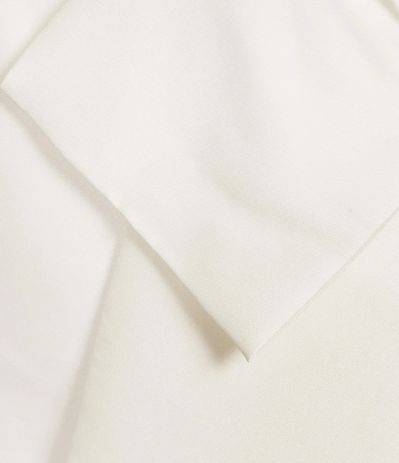 Antonio Melani Antoinette Stretch Mikado Bow Mini A-Line Skirt