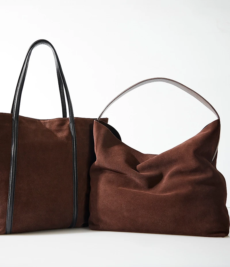 Antonio Melani Ari Suede Hobo Shoulder Bag