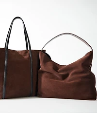 Antonio Melani Ari Suede Hobo Shoulder Bag