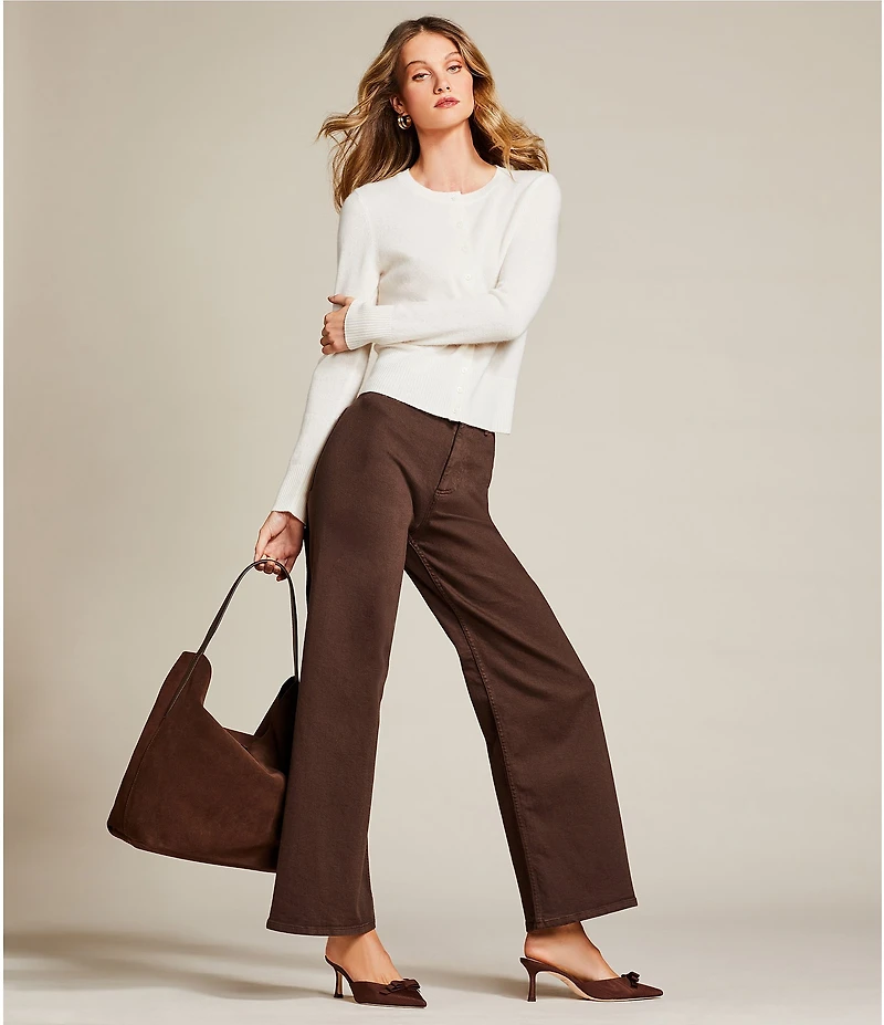 Antonio Melani Ari Suede Hobo Shoulder Bag