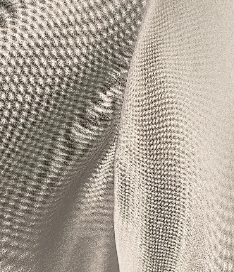 Antonio Melani Avalynn Silk Charmeuse Scoop Neck Long Sleeve Blouse