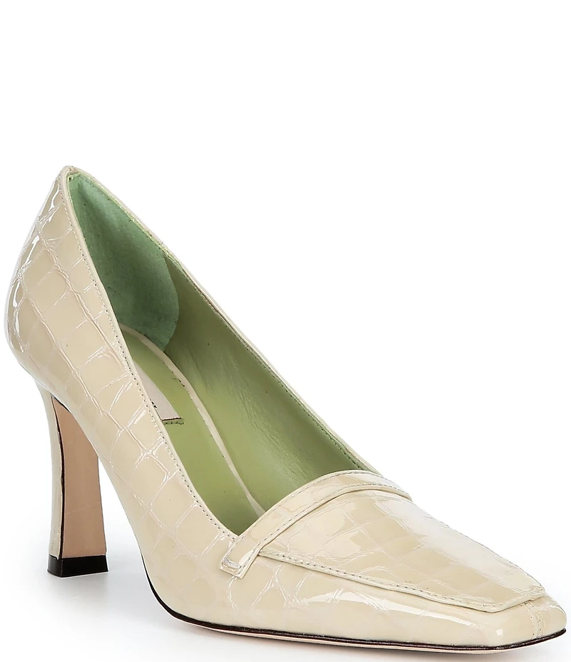 Antonio Melani Bee Tailored Croco Leather Pumps