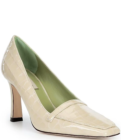 Antonio Melani Bee Tailored Croco Leather Pumps