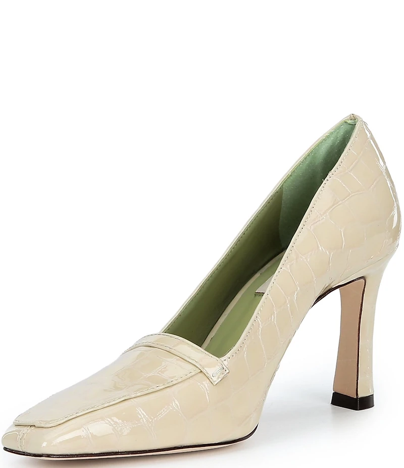 Antonio Melani Bee Tailored Croco Leather Pumps