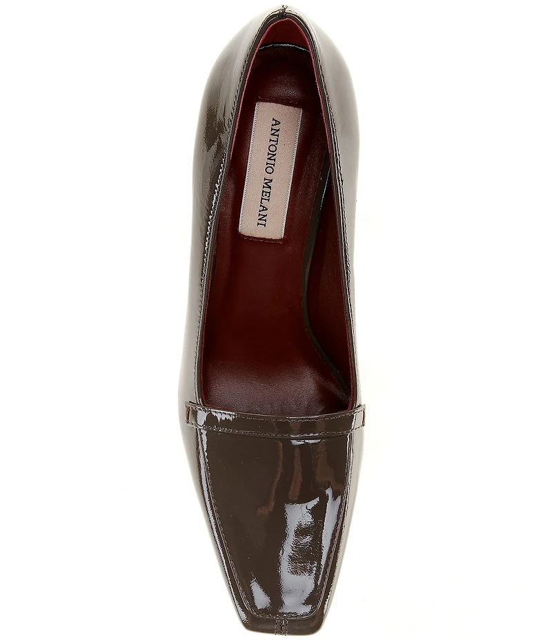 Antonio Melani Bee Tailored Glossy Leather Pumps