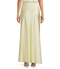 Antonio Melani Bella A-Line Coordinating Satin Maxi Skirt