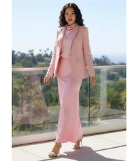 Antonio Melani Bella A-Line Coordinating Satin Maxi Skirt