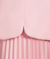 Antonio Melani Billie Crepe Strapless Sleeveless Pleated A-Line Maxi Dress