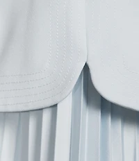 Antonio Melani Billie Crepe Strapless Sleeveless Pleated A-Line Maxi Dress