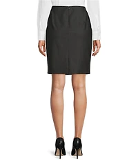 Antonio Melani Bitsy Wool Blend Pencil Skirt