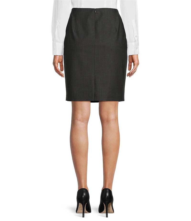 Antonio Melani Bitsy Wool Blend Pencil Skirt