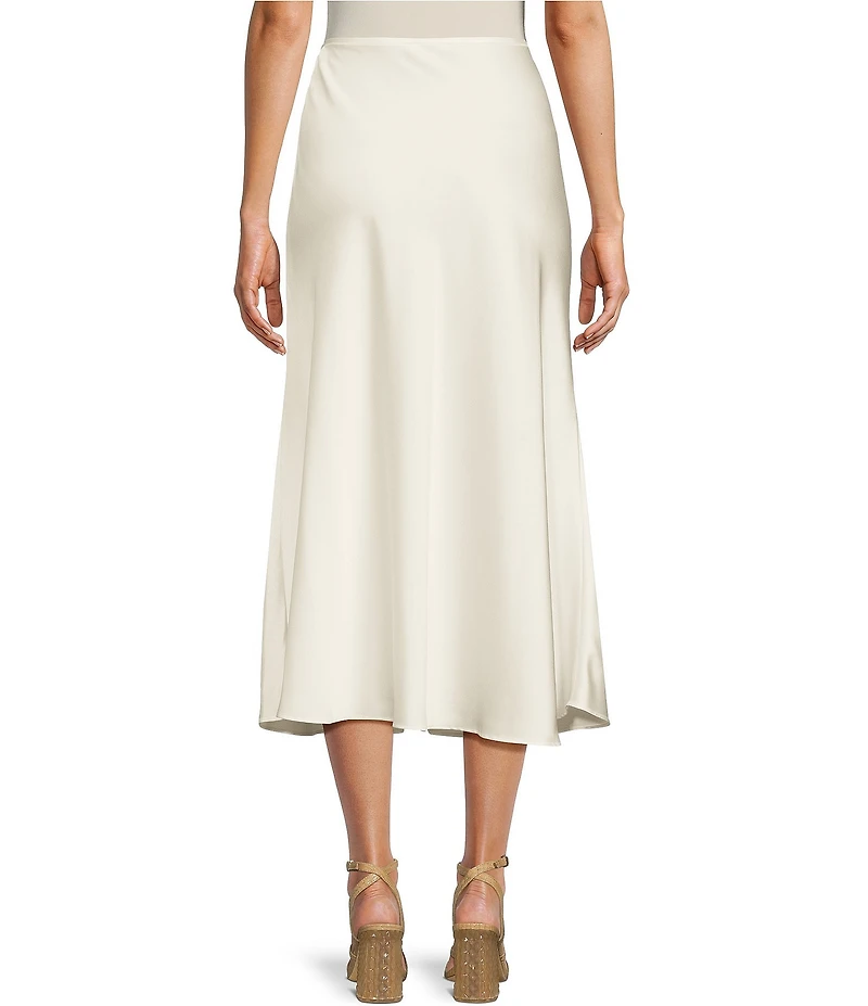 Antonio Melani Blakely Coordinating A-Line Satin Skirt