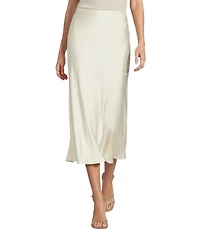 Antonio Melani Blakely Coordinating A-Line Satin Skirt