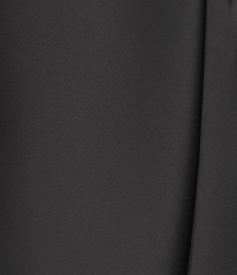 Antonio Melani Blyss Drapey Satin Boat Neck Long Sleeve Feather Cuff Blouse