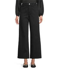 Antonio Melani Bojang Denim Straight Leg Studded Pants